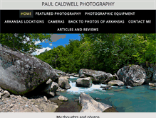 Tablet Screenshot of paulcaldwellphotography.com